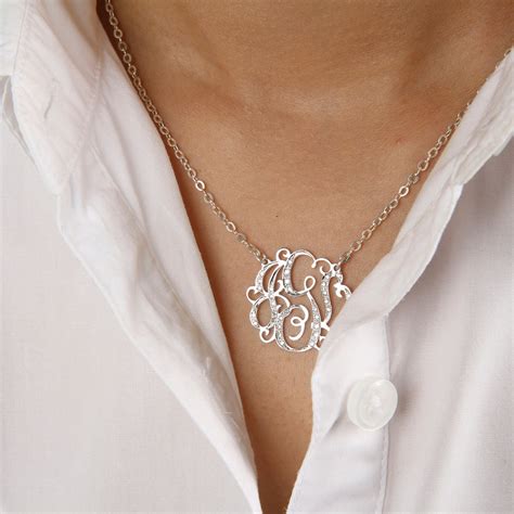 Monogram Charms Necklace 